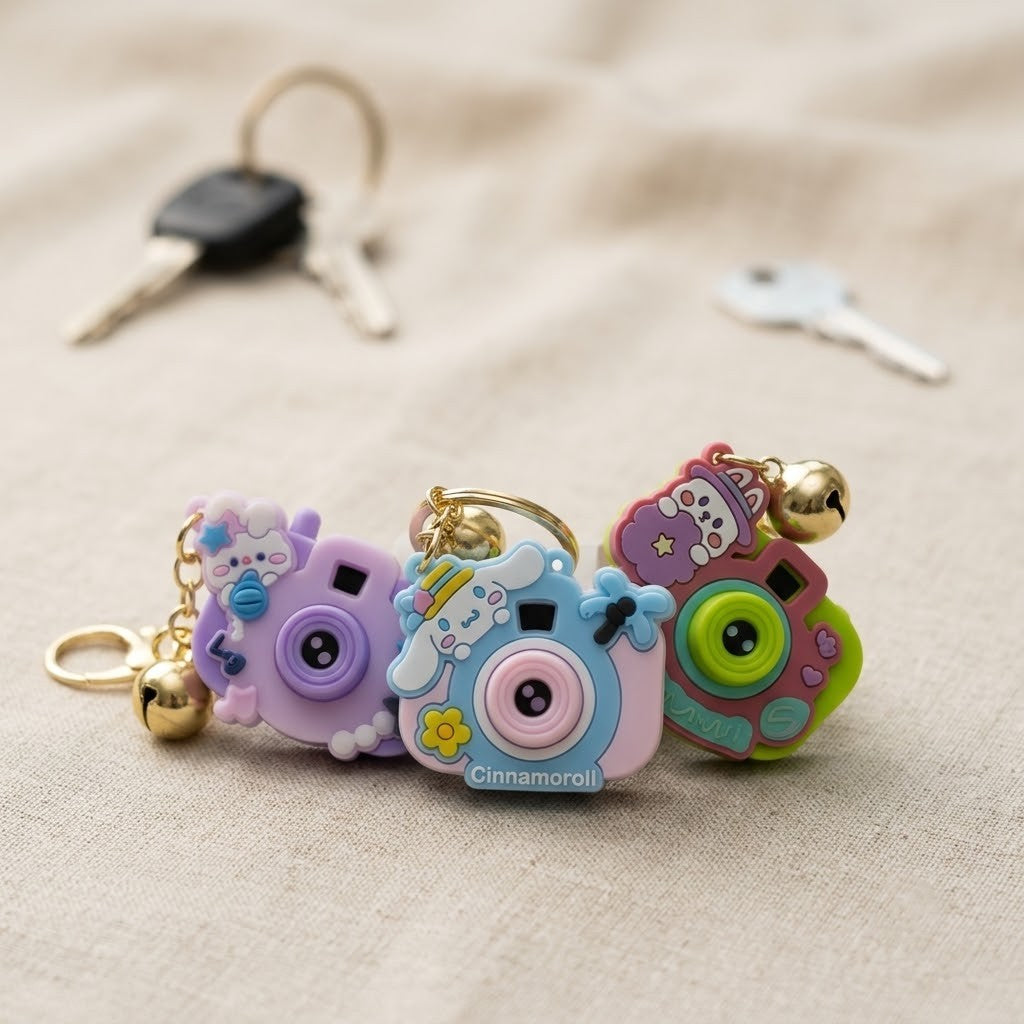 Cute Cartoon Camera Projector Keychains