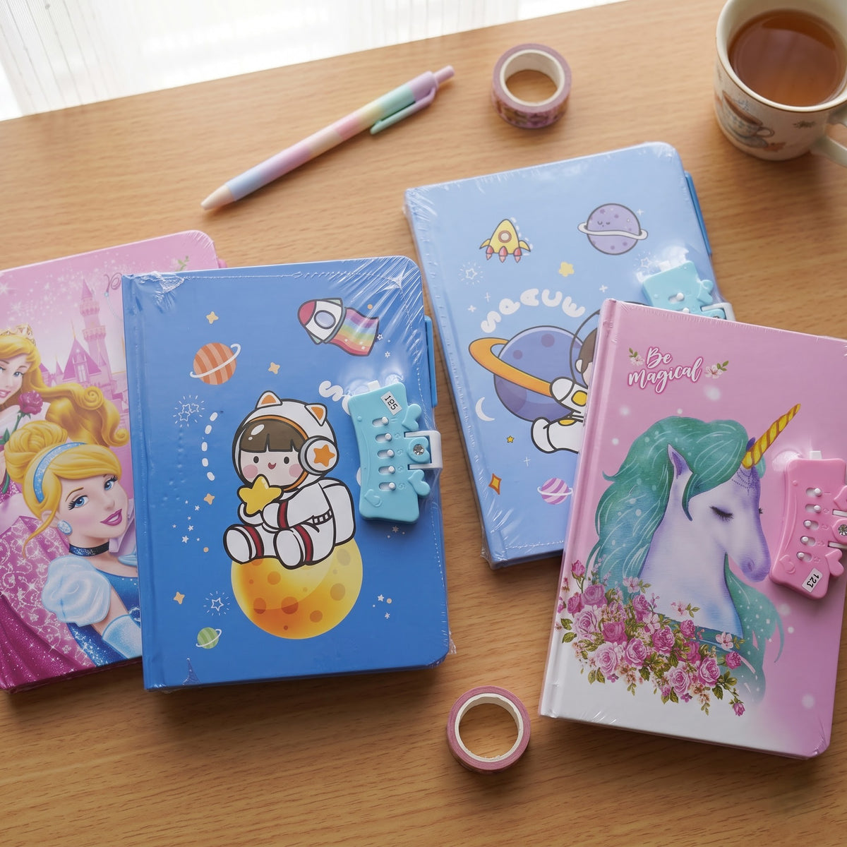 Secret Password Lock Diaries