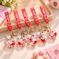 Heart Glitter Keychain