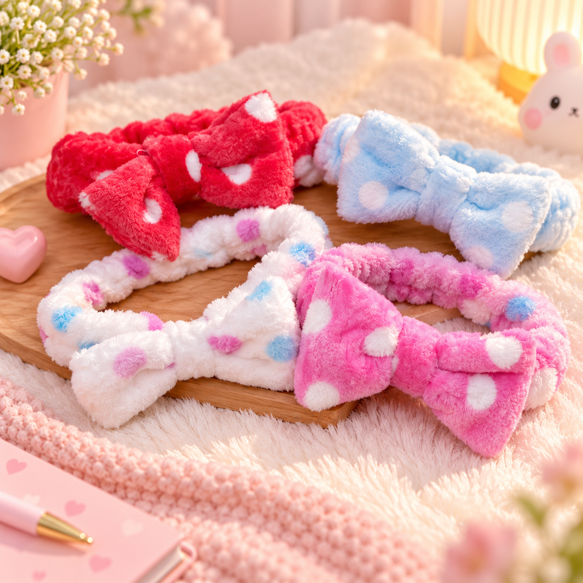 Korean Style Bow Ponytail Holders